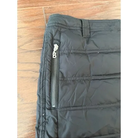 BOGNER FIRE+ICE Black Down Puffer Mini Skirt Large - Picture 5 of 8